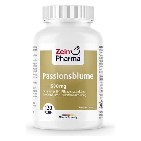 Zein Pharma Passion Flower 500mg 120 caps - Sklep Witaminki.pl