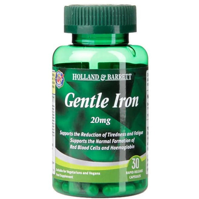 Żelazo Holland & Barrett Gentle Iron 20mg 30 caps - Sklep Witaminki.pl